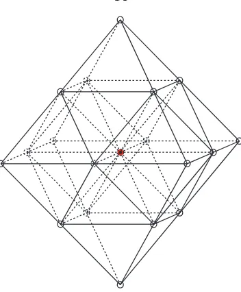 Figure 2.4: The topological conﬁguration of the 1-ring domain around a regular vertex