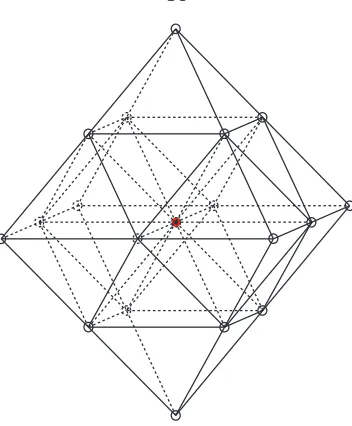 Figure 2.4: The topological conﬁguration of the 1-ring domain around a regular vertex