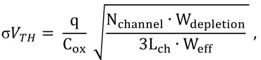Figure 2.8 shows the histogram of on/off-state current ratios of SiNW n- and p-
