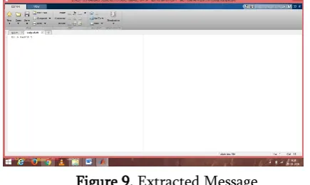 Figure 9. Extracted Message 
