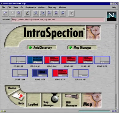 Figure 1.3: Network management with Intraspection: Map Discovery