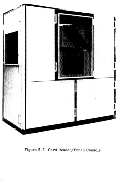 Figure 5-2. Card Reader/Punch Console 