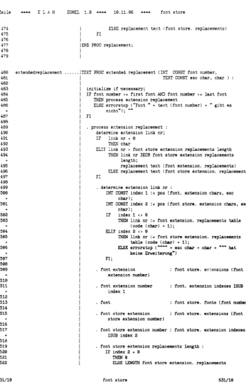 table (code ELSE keine errors (chari + 1); top {7t''''" + esc char + char + .. ."" hat Erweiterung") 