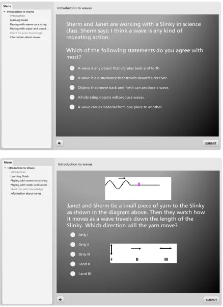 Figure 6: Sample OMC Questions from the Module 1 Check for Prior Knowledge 