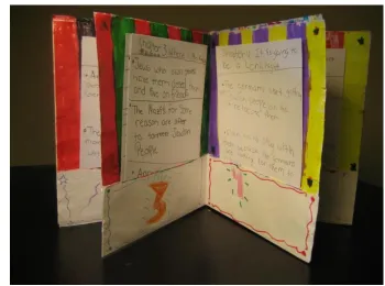 Figure 12. Student Reflection Book -Inside  