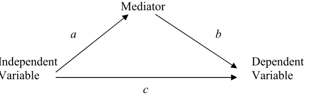 Figure 5.2 Independent, Dependent, and Mediating Variables Source: Baron and Kenny (1986) 