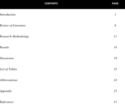 TABLE OF CO�TE�TS 