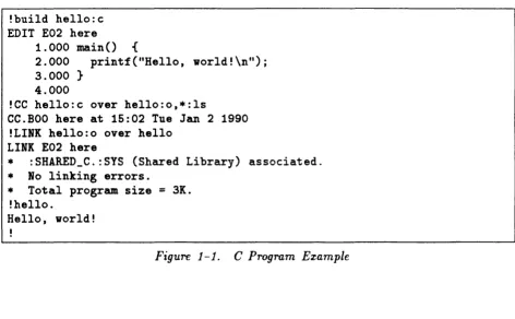 Figure 1-1. C Program Example 