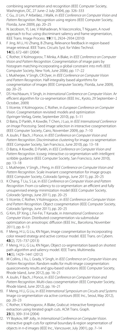 Table 2. It is seen that the computational complexity ofthe proposed method is low compared with the existingmethods.