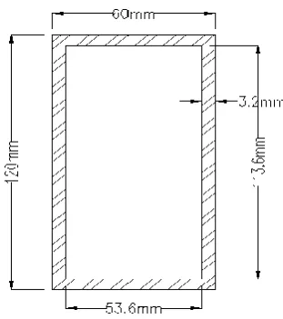 Figure 6 : Cross-Section of the TATA tube 