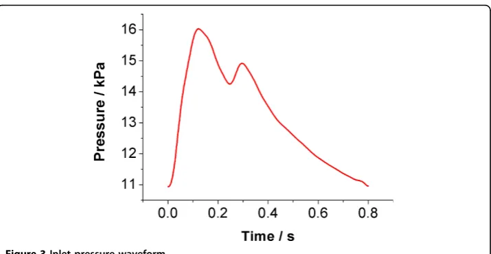 Figure 3 Inlet pressure waveform.