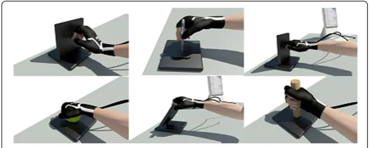 Figure 1 Grip and pinch movement demonstration.