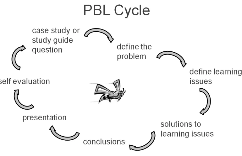 Figure 1. The problem solving cycle iteratively employed by students for their laboratory group presentation