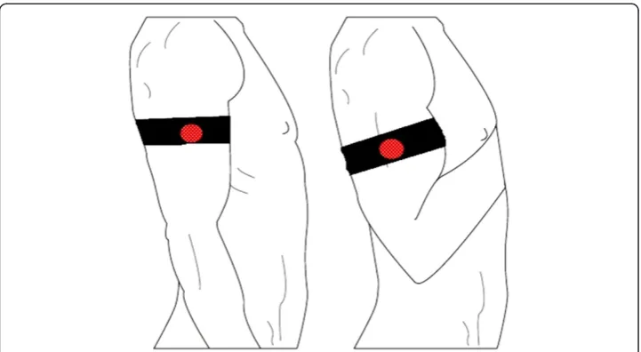Figure 2 Illustration of the motion range used in the experiments. The figure shows the end points ofmotion