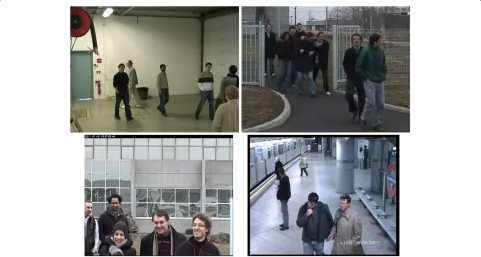 Figure 6 Preview of our dataset videos. From top left to bottom right: Additional ﬁle 1: Video 1, scene of videos Additional ﬁle 2: Video 2 andAdditional ﬁle 3: Video 3, scene of videos Additional ﬁle 4: Video 4 and Additional ﬁle 5: Video 5, Video 6