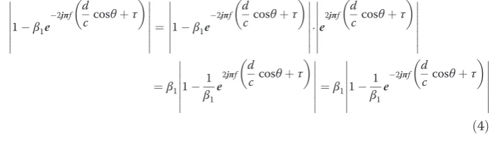 Figure 6.The inter-microphone distance is adjusted to be 1 cm, and the loudspeaker is 1.5 m