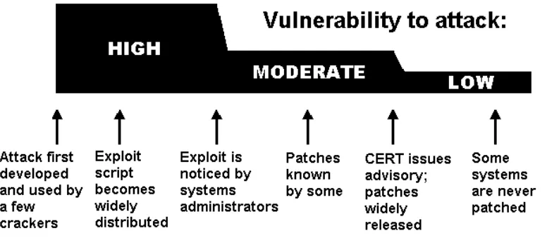 Figure 4-1: Vulnerability Decreases as Time Passes