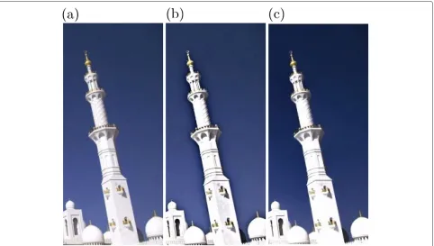Figure 8 Comparison of enhancement result for another image where dark halo is observed in the case of conventional method.(a) Original