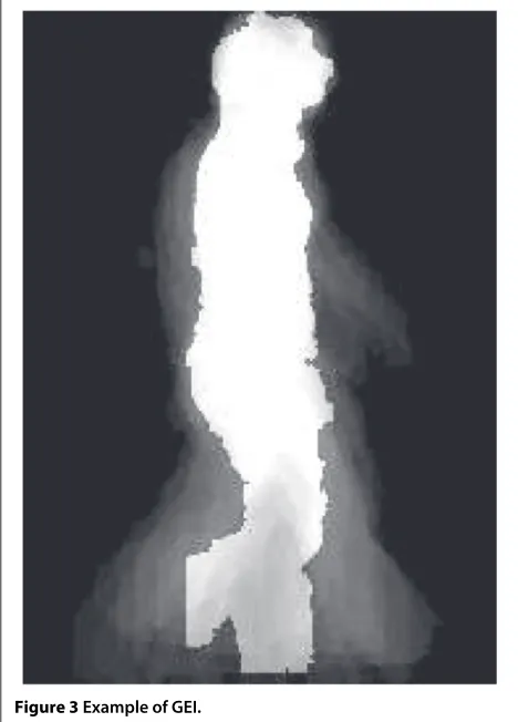 Figure 2 Binary silhouettes of a cycle.