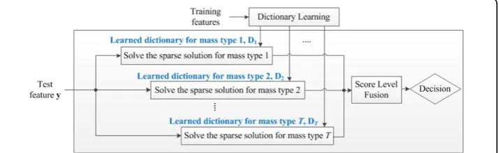 Figure 3 Proposed dictionary configuration method description. Note that the proposed dictionaryconfiguration has been performed at the classification stage shown in Figure 1.