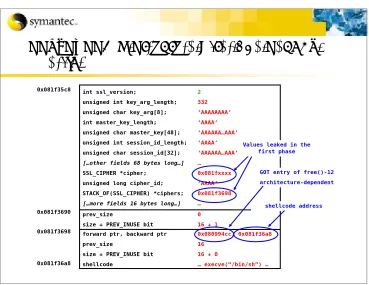 Figure 10:  SSL_SESSION structure after the second overflow
