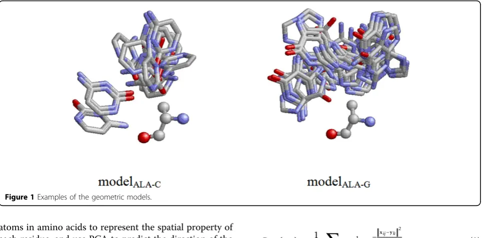 Figure 1 Examples of the geometric models.
