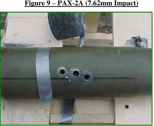 Figure 9 – PAX-2A (7.62mm Impact)