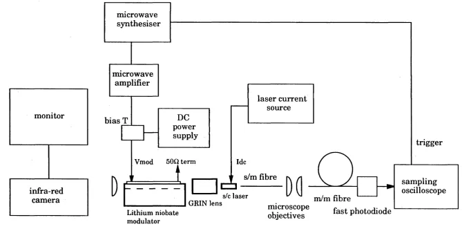 Fig. 5.2 Mode-locking Experimental Arrangement