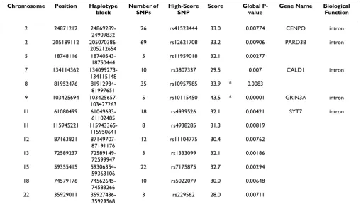 Table 2: Elapsed times and speedups obtained with ParaHaplo on the HapMap 3 JPT data and CHB of chromosome 22