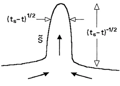 Figure  3.1:  Finite-time  eddy  break-up  in  §§3.2-3.4
