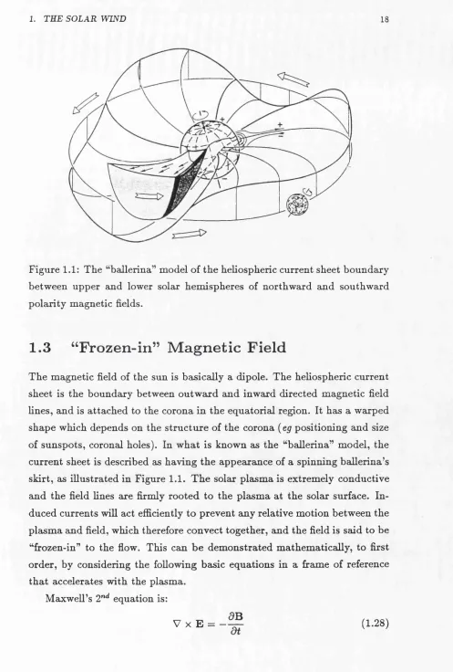 Figure 1.1: The “ballerina” model of the heliospheric current sheet boundary 