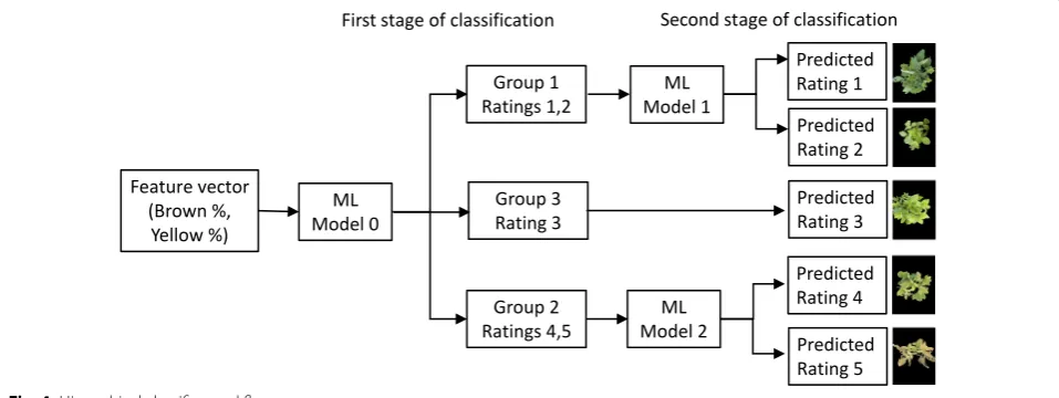 Fig. 4 Hierarchical classifier workflow