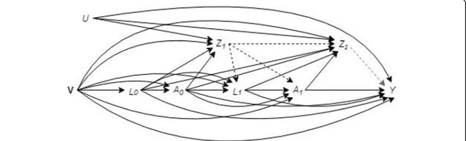 Fig. 1 Causal diagram for the effect of iron intake on age-related macular degeneration