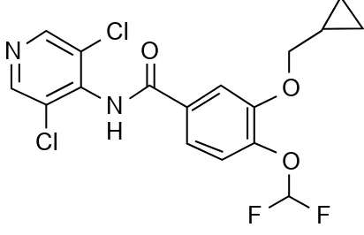 Fig. 1: Structure of roflumilast