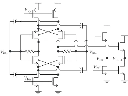 Figure 5: A CMOS pulse generator driving an electric antenna.