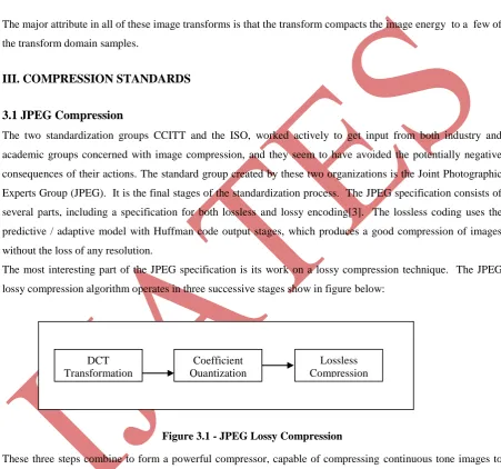 Figure 3.1 - JPEG Lossy Compression 