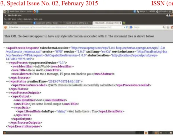 Figure 5  Execution of helloworld.py process 