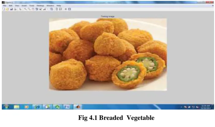 Fig 4.1 Breaded  Vegetable 