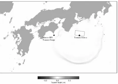 Fig. 1. Location of the 2004 September 5th off the Kii peninsula earthquake and GPS buoy, southwestern Japan.