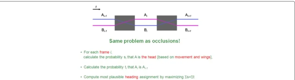 Figure 6 Modeling heading resolvement as instance of the same optimization problem. Text in red marks changes to occlusion probleminstance.