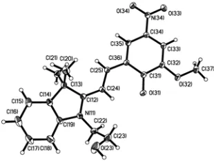 Figure 3.  Again, the geometry around the indolic nitrogen 