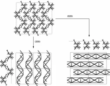 Figure 4The faces with the smallest growth rates determinea face-specific interaction of the foreign compound causes a mor-phologically more important surface and thus a change in thethe morphology