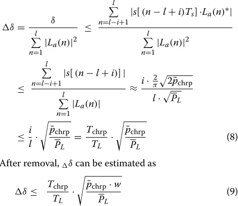 Table 1 Residue vs. sync precision