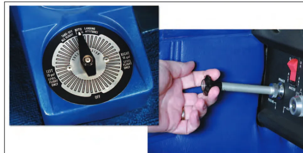 Figure 2-5. Airspeed indicator, VSI, and magnetic compass.