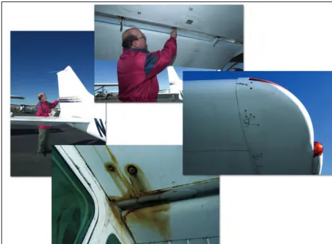 Figure 2-6. Wing and tail section inspection.