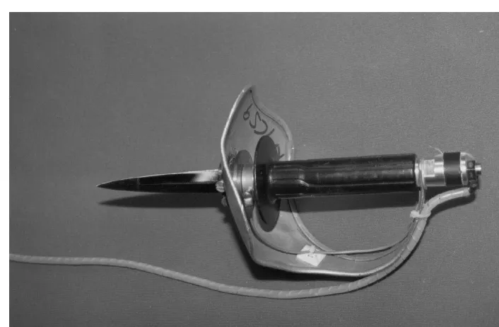 Fig. 1. Instrumented knife.