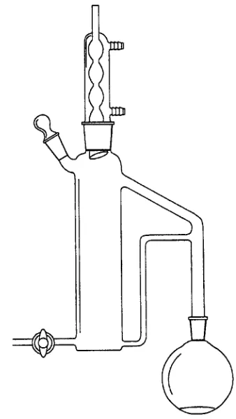 Figure 4Continuous liquid}liquid extractor for use with extract-ing solvents that are denser than water