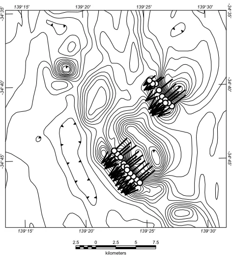 Fig. 10.Results of searching for all solutions within ten degrees of theinducing ﬁeld direction for the elongated prism example