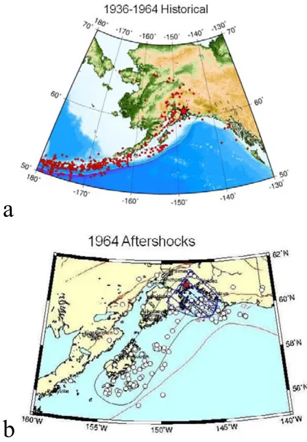 Fig. 2.Seismic activity along the Chilean subduction zone.We notice sparse seismicity prior to the 1960 and 2010 great earthquakes(seismic gap) and a narrow seismically active area along the subduction zone.These are typical characteristics of ASSS.Epicent