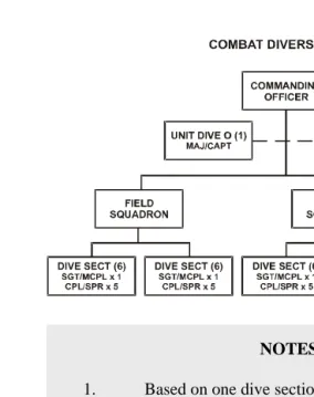 Figure 1-1:  Combat Divers in a CER 